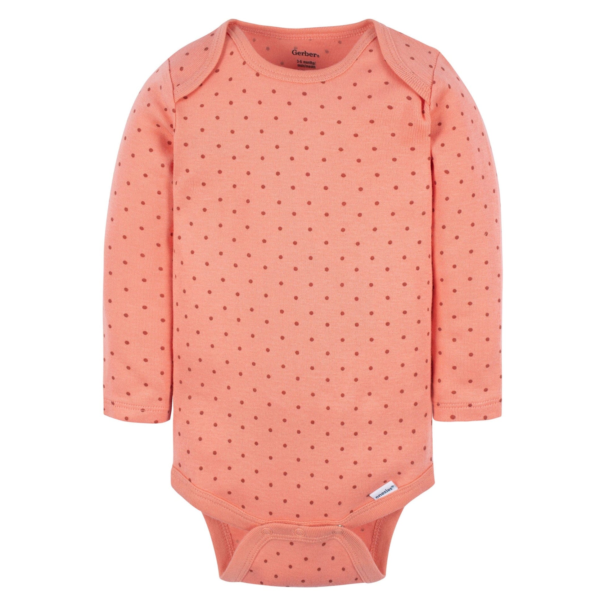 6-Pack Baby Girls Leaves Onesies® Bodysuits