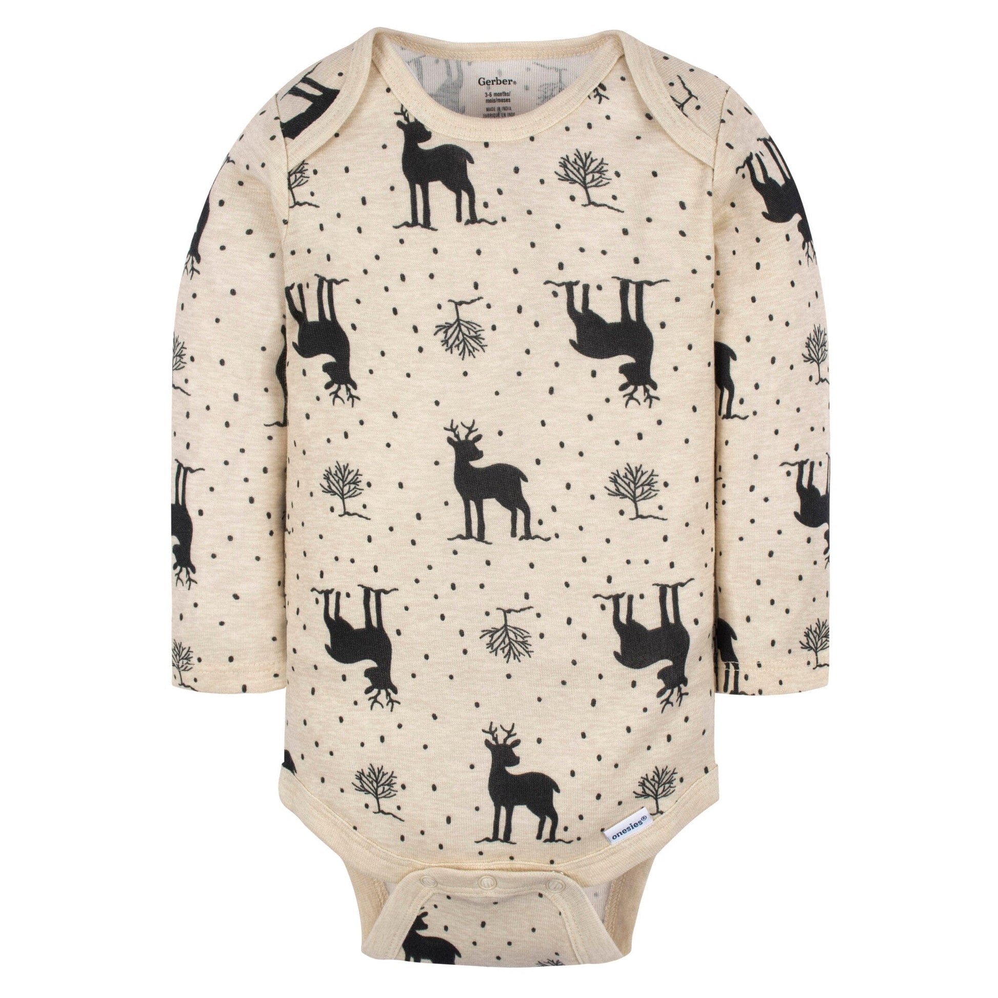6-Pack Baby Neutral Moose Onesies® Bodysuits