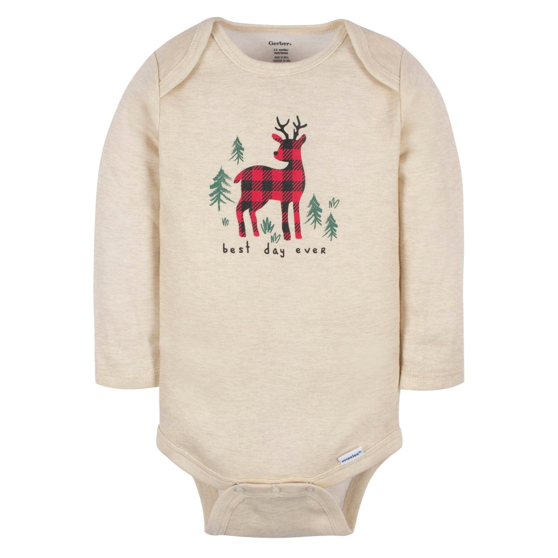 6-Pack Baby Neutral Moose Onesies® Bodysuits