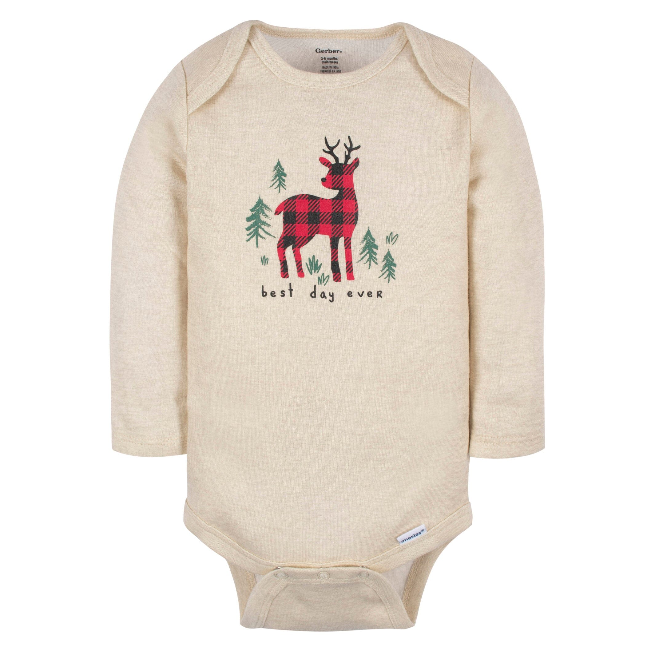 6-Pack Baby Neutral Moose Onesies® Bodysuits
