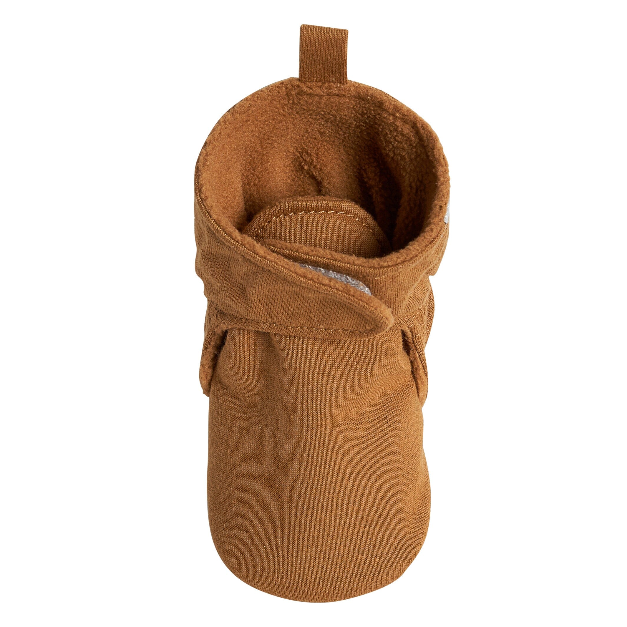 Baby Boys Brown Soft Booties