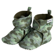 Baby Boys Green Soft Booties