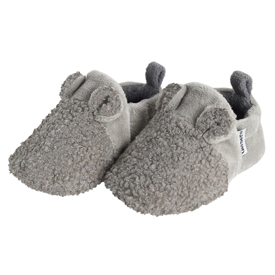 Baby Neutral Grey Sherpa Booties – Gerber Childrenswear