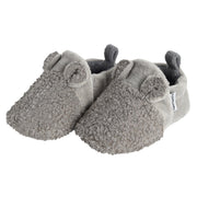 Baby Neutral Grey Sherpa Booties