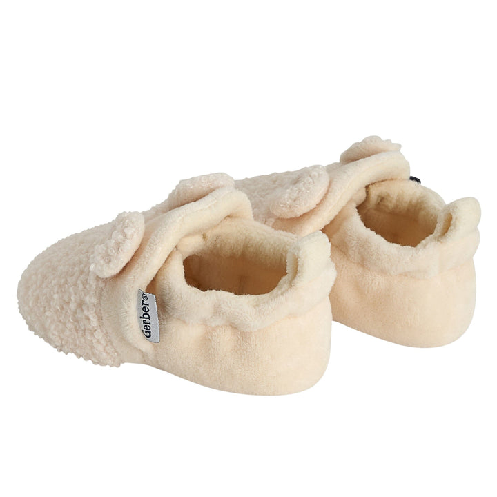 Baby Neutral Ivory Sherpa Booties