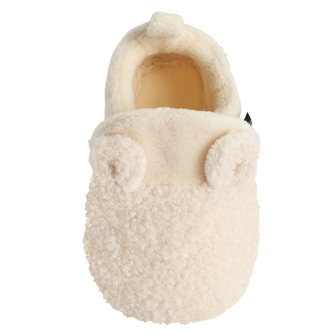 Baby Neutral Ivory Sherpa Booties