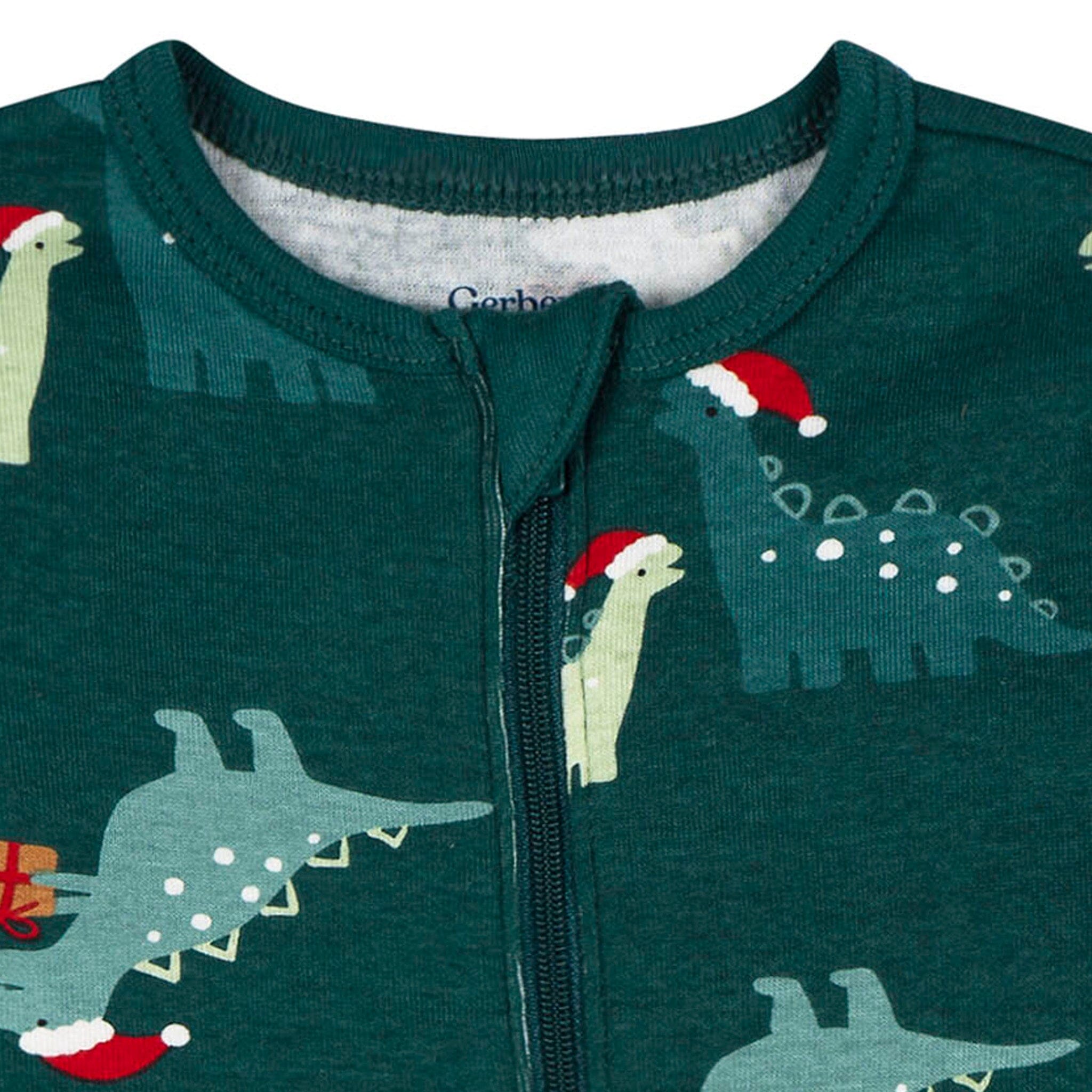 Baby Boys Holiday Dinos Sleep 'N Play Sleepwear Gerber® 
