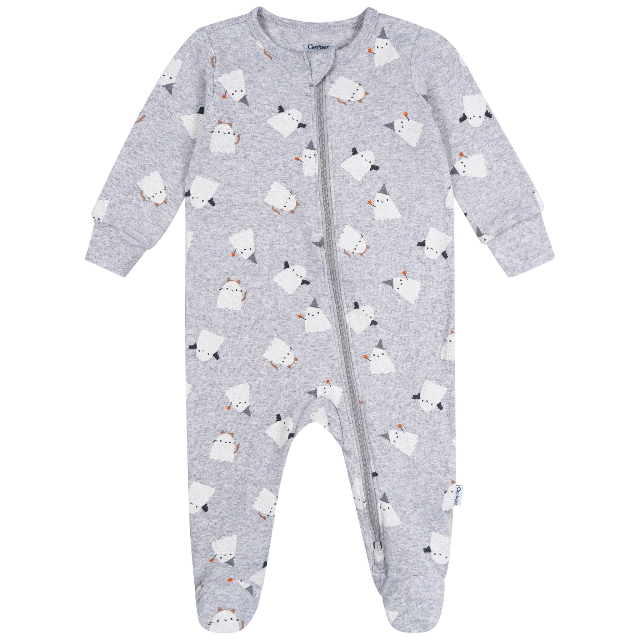 Baby Neutral Halloween Ghosts Sleep 'N Play Sleepwear Gerber® 