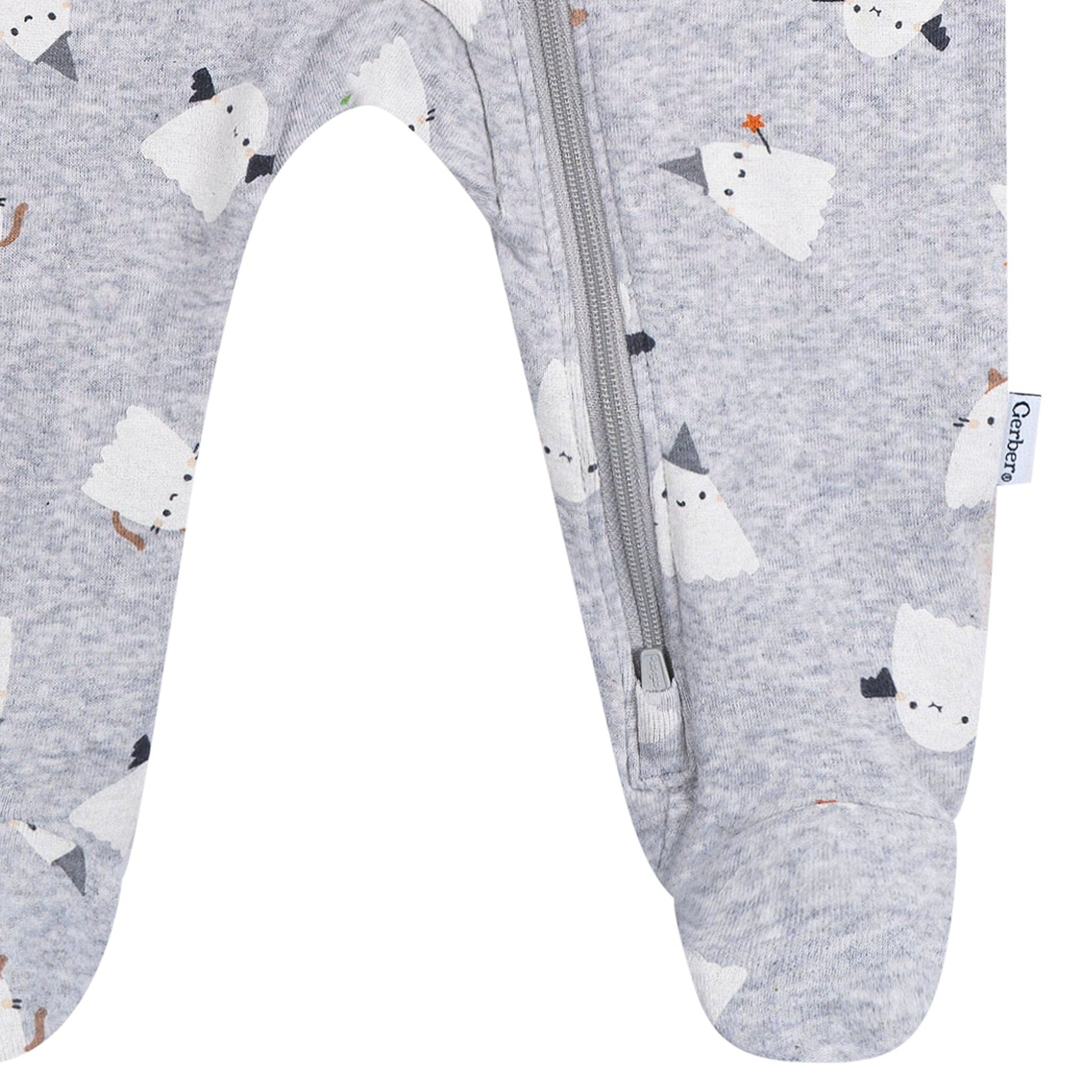 Baby Neutral Halloween Ghosts Sleep 'N Play Sleepwear Gerber® 