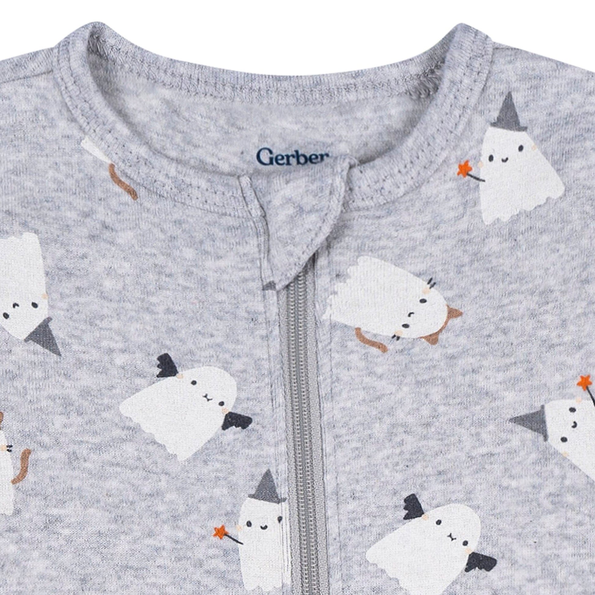 Baby Neutral Halloween Ghosts Sleep 'N Play Sleepwear Gerber® 