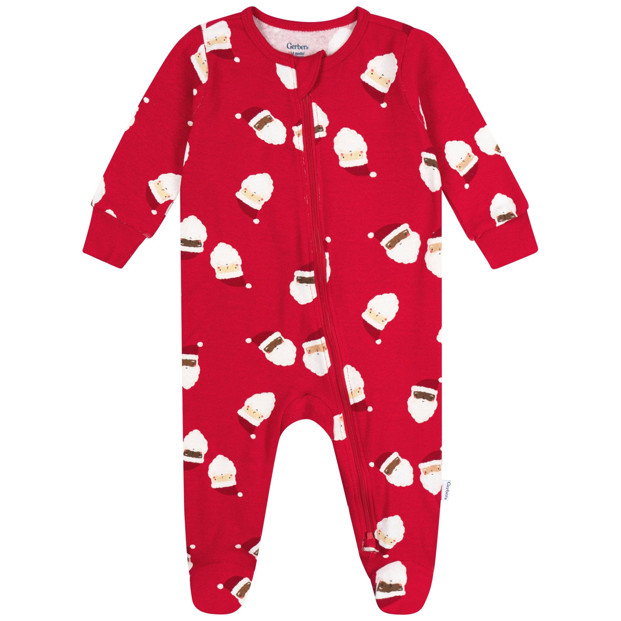 Baby Neutral Santa Faces Sleep 'N Play Sleepwear Gerber® 