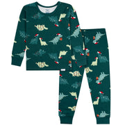 2-Piece Infant & Toddler Boys Holiday Dinos Cotton Pajamas Sleepwear Gerber® 