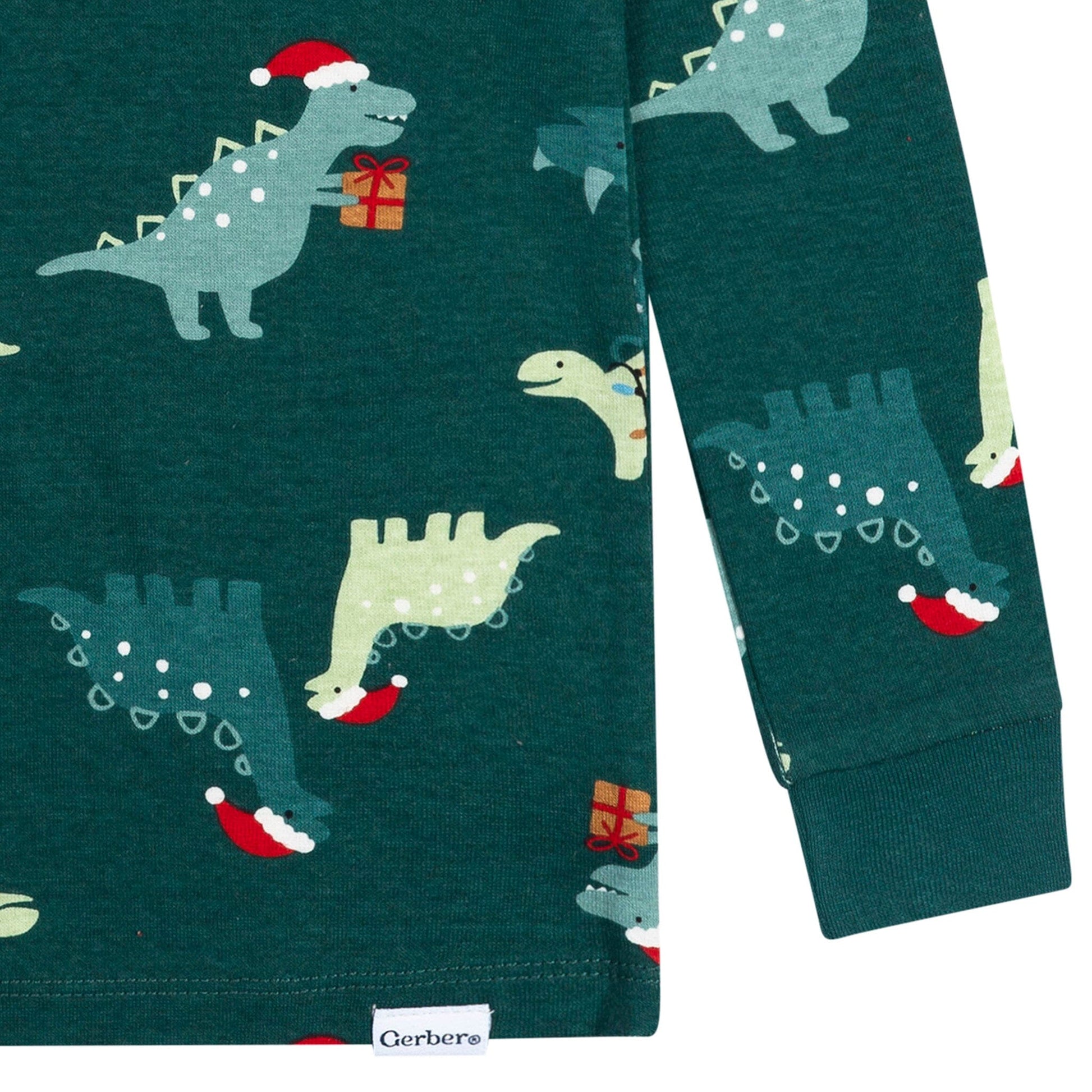 2-Piece Infant & Toddler Boys Holiday Dinos Cotton Pajamas Sleepwear Gerber® 