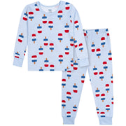 2-Piece Infant & Toddler Neutral Patriotic Popcicles Cotton Pajamas Sleepwear Gerber® 