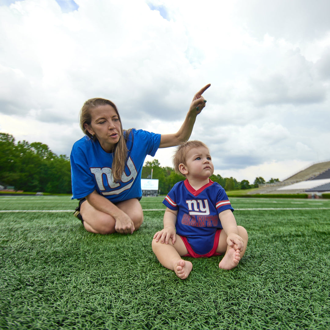 Baby Boys New York Giants Short Sleeve Jersey Bodysuit NFL NFL 