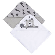 2-Pack Baby Boys Bear Hooded Towel