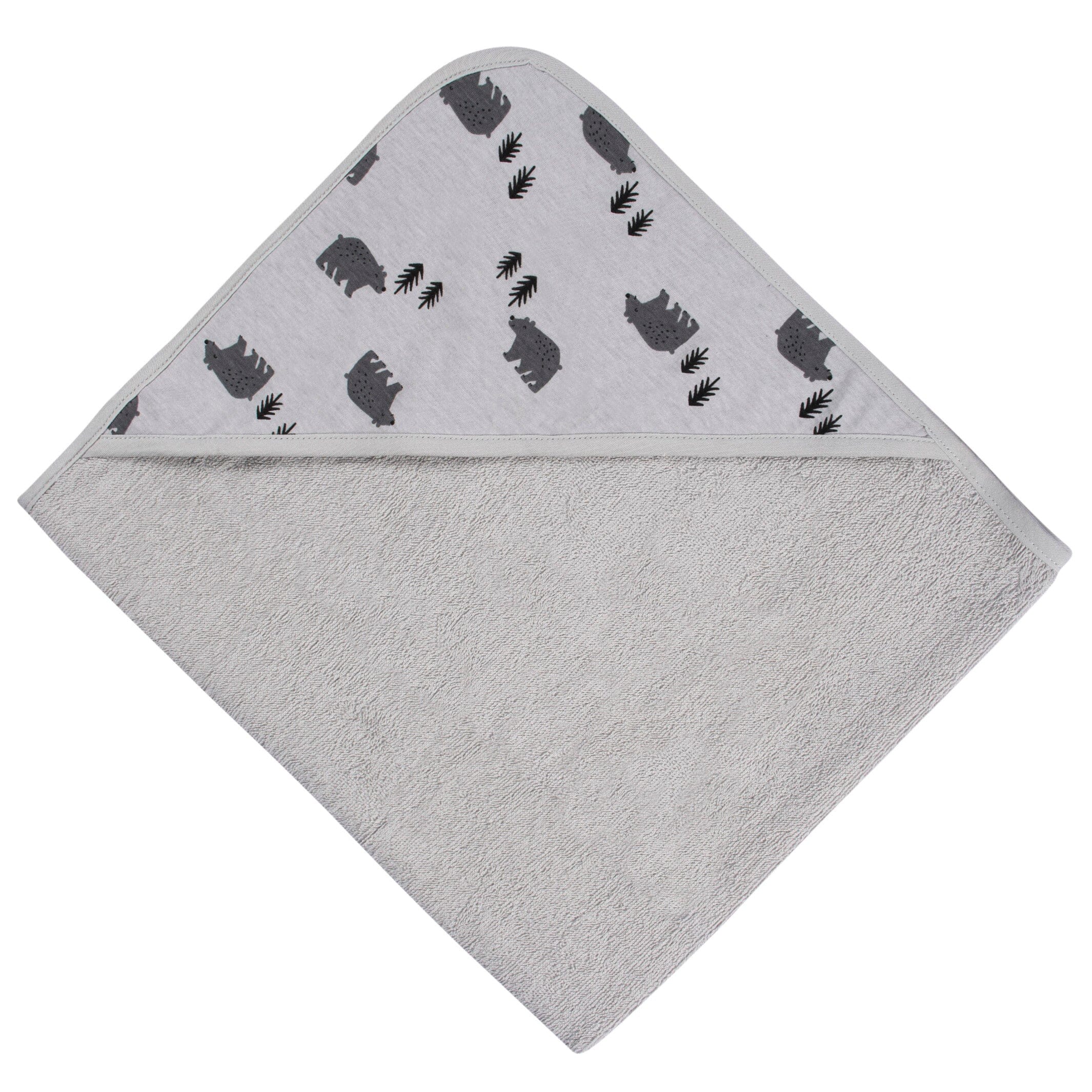 2-Pack Baby Boys Bear Hooded Towel