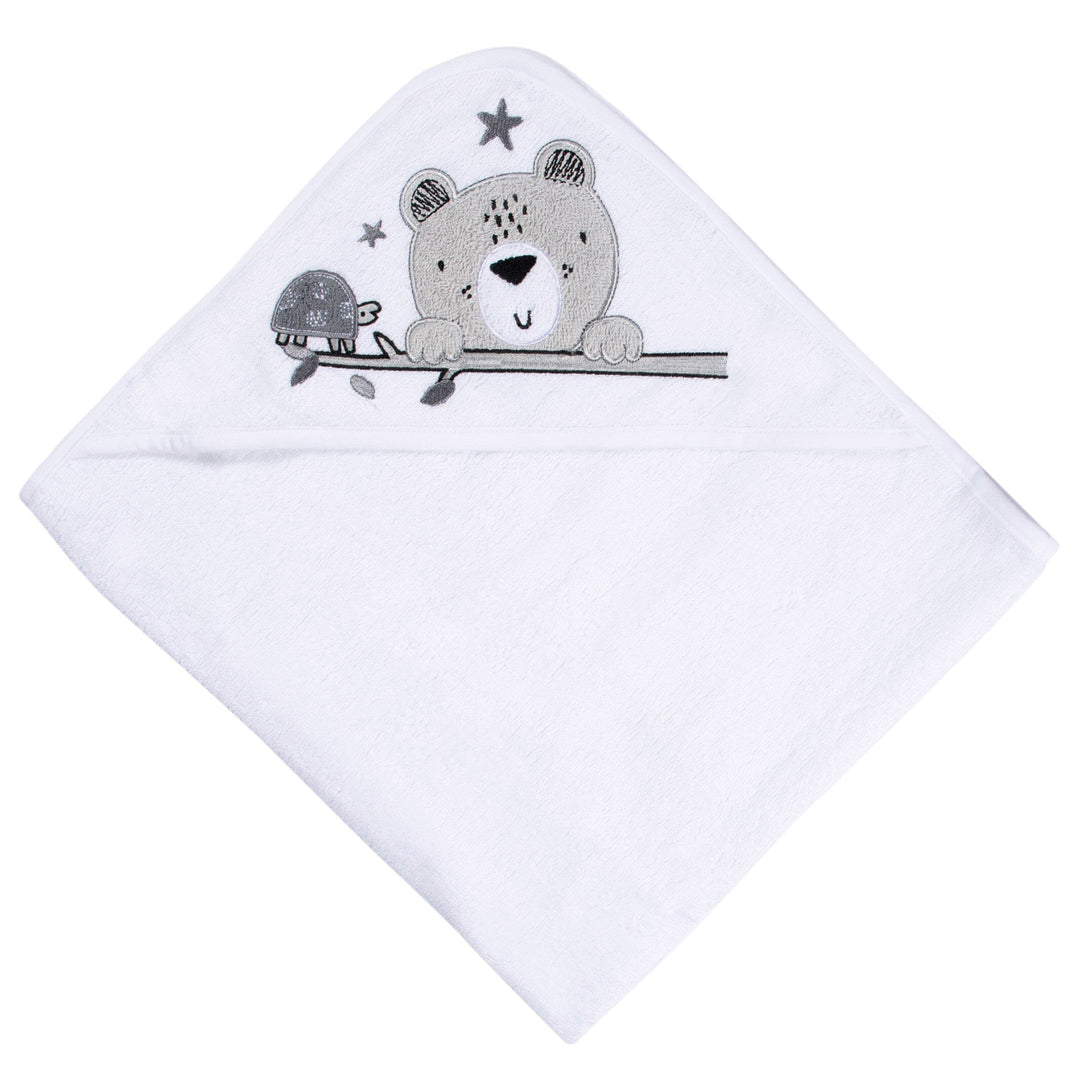 2-Pack Baby Boys Bear Hooded Towel