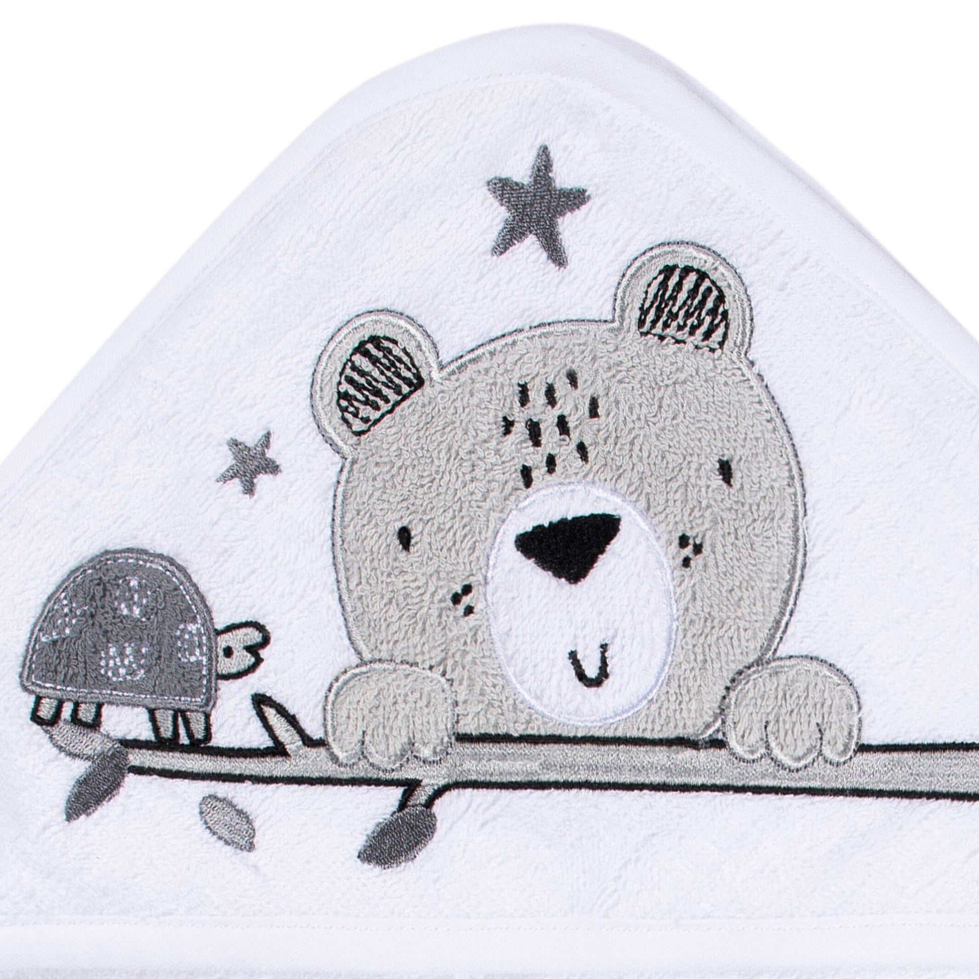 2-Pack Baby Boys Bear Hooded Towel