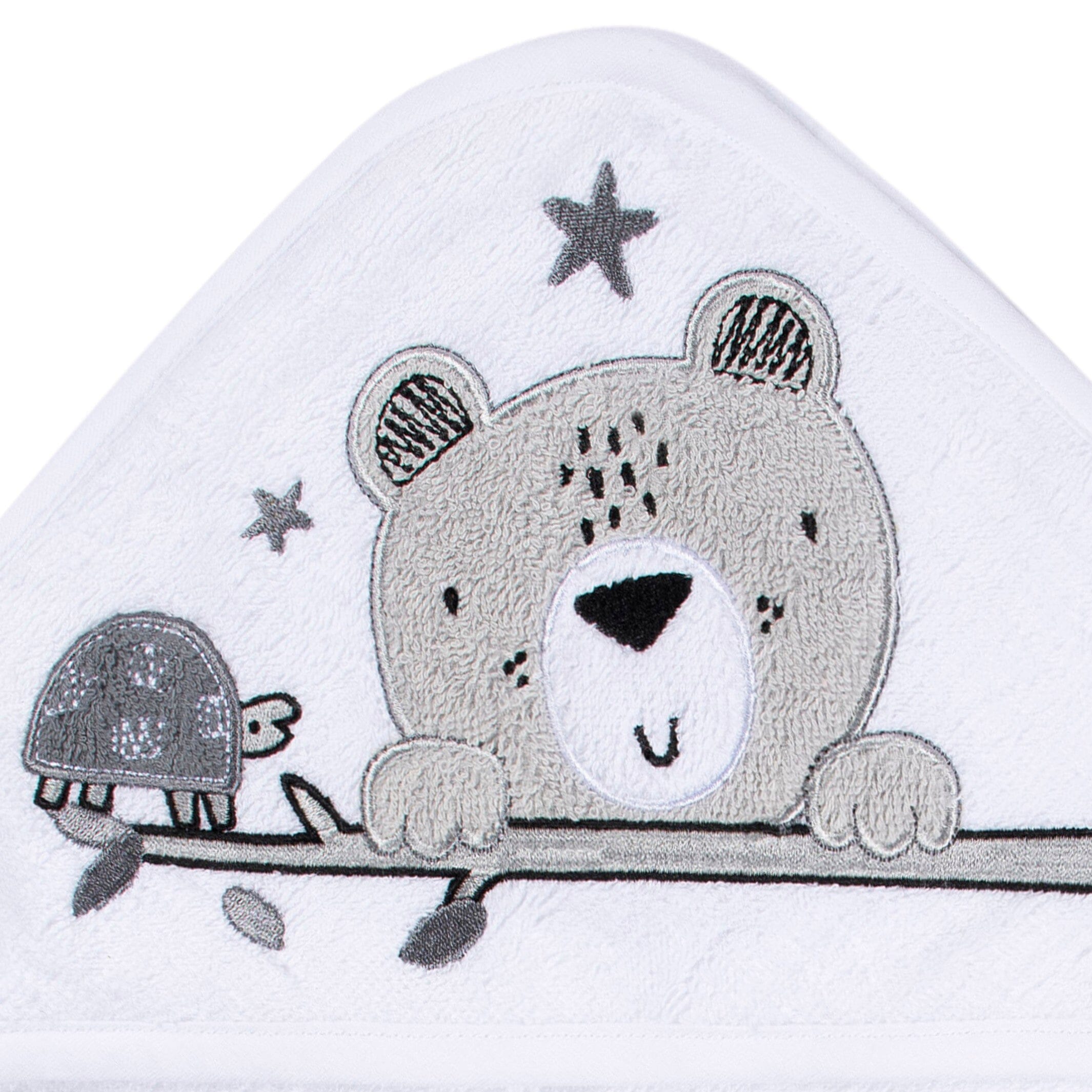 2-Pack Baby Boys Bear Hooded Towel