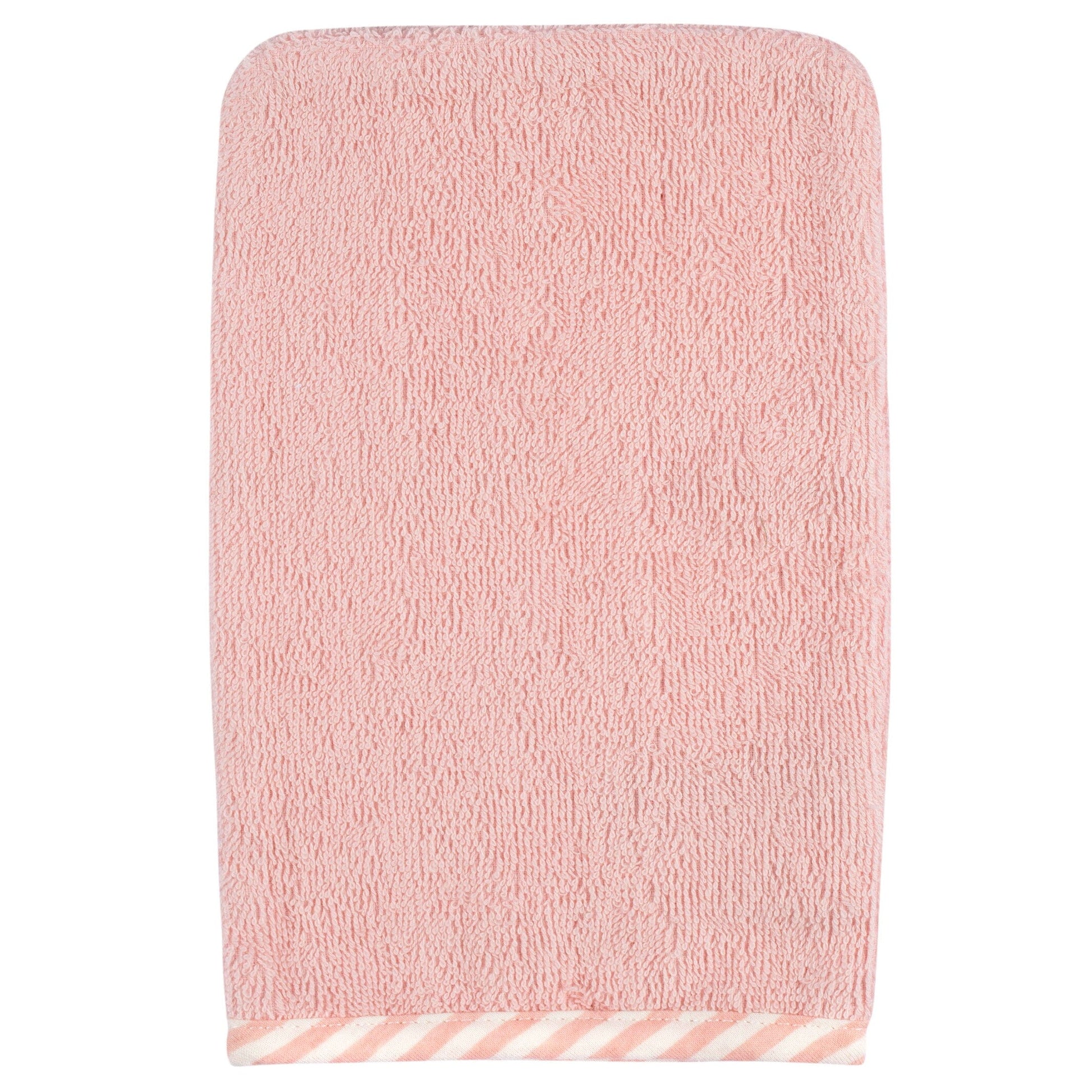 2-Pack Baby Girls Kitty Floral Hooded Towel and Washcloth Mitt Set