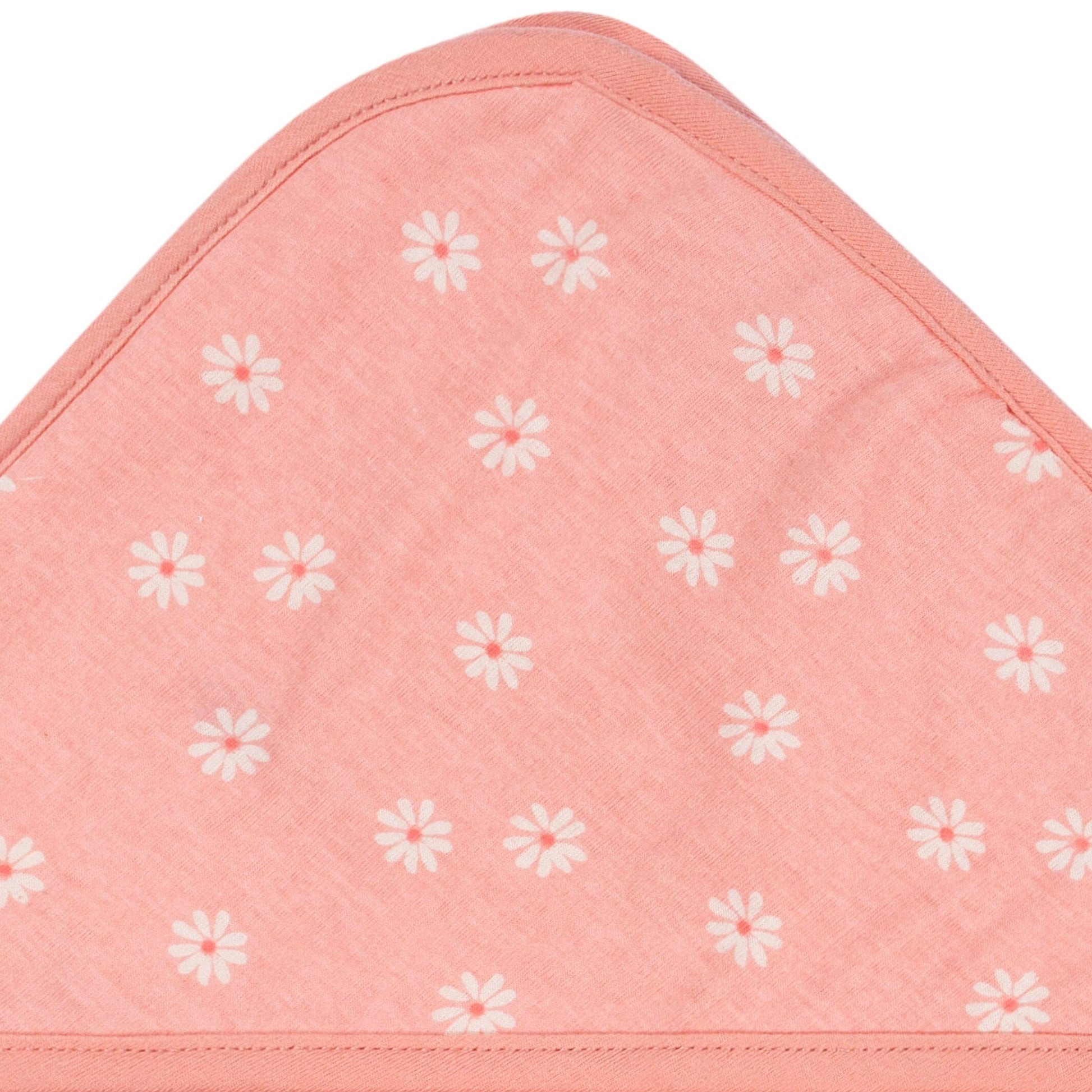 2-Pack Baby Girls Kitty Floral Hooded Towel