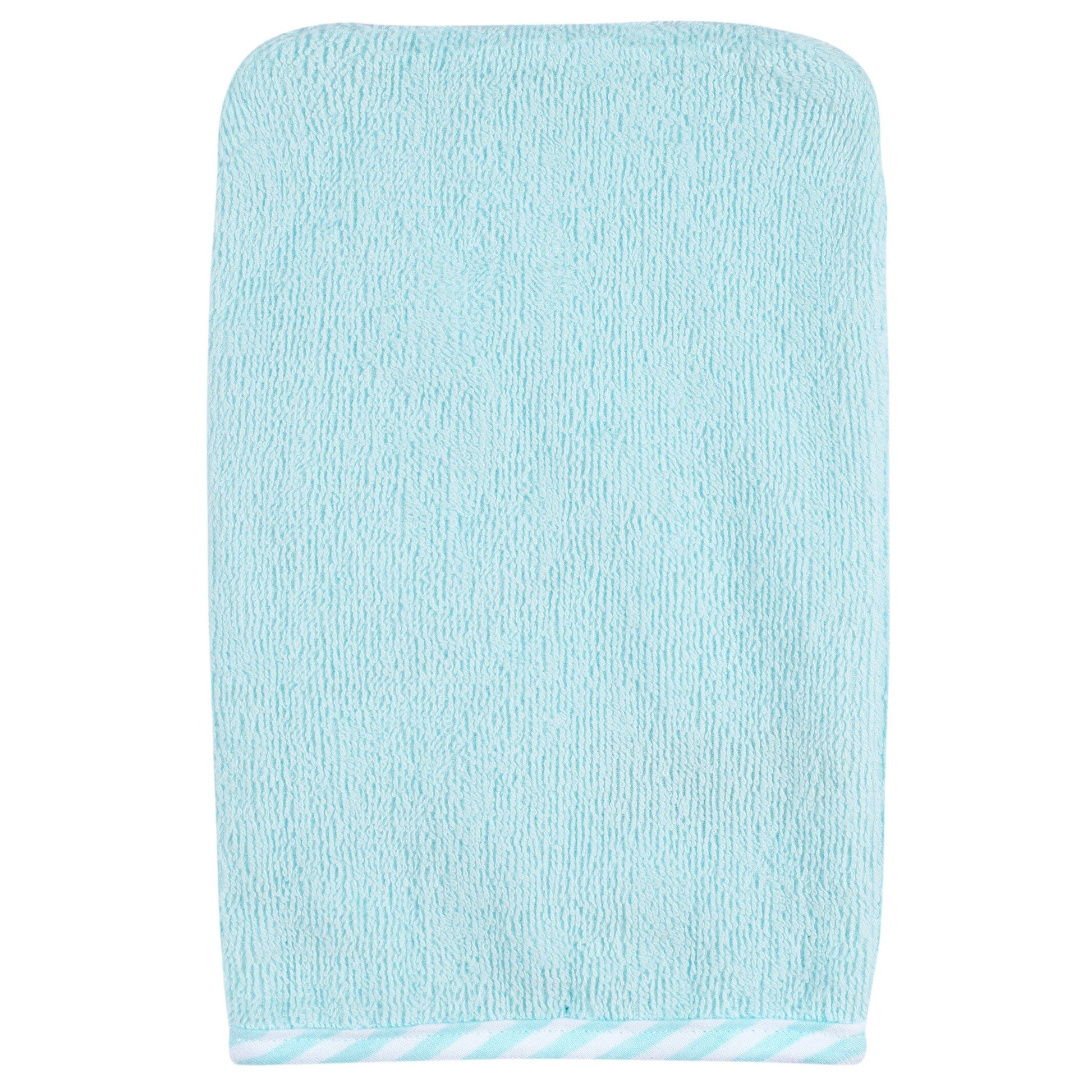 2-Pack Baby Neutral Little Animals Hooded Towel and Washcloth Mitt Set