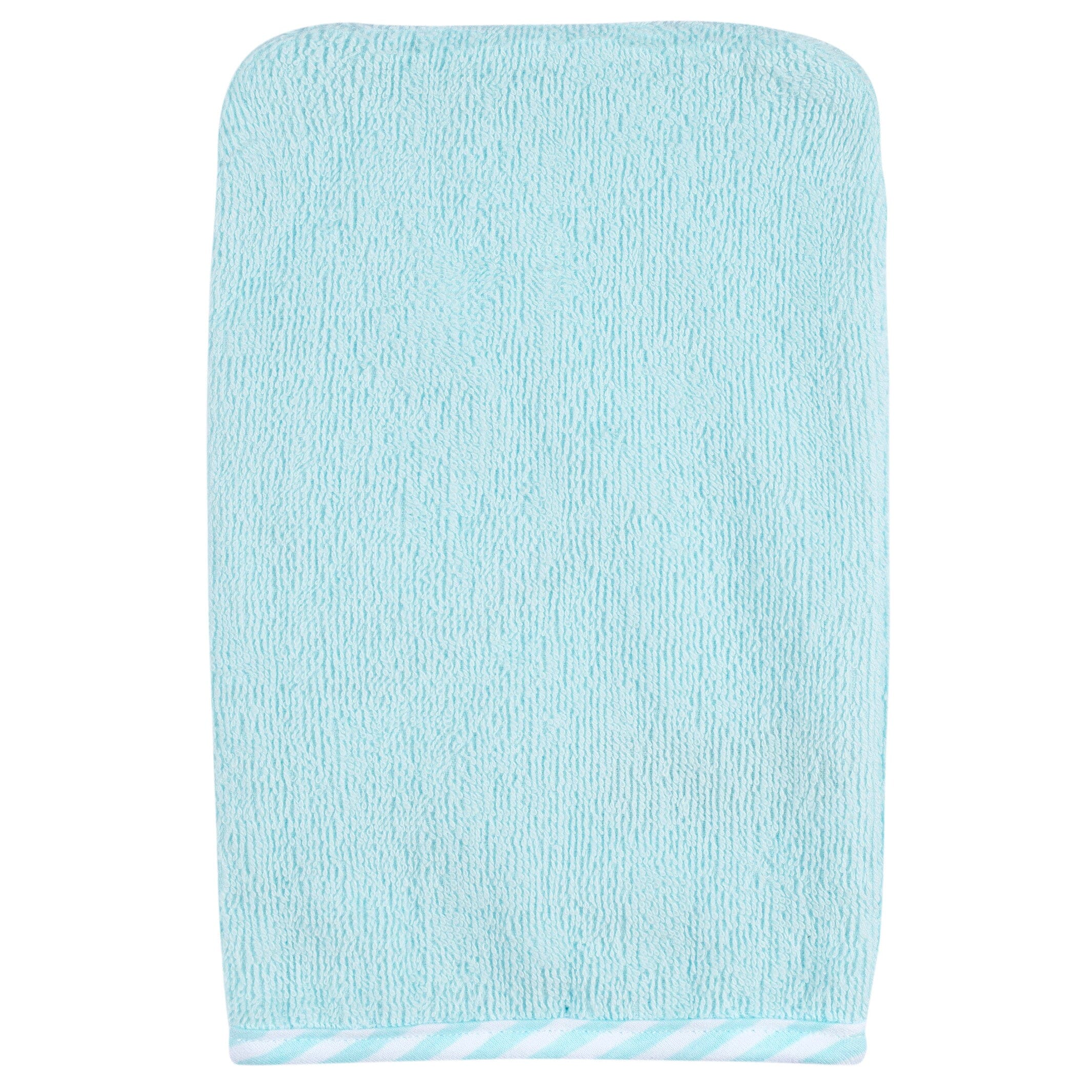 2-Pack Baby Neutral Little Animals Hooded Towel and Washcloth Mitt Set