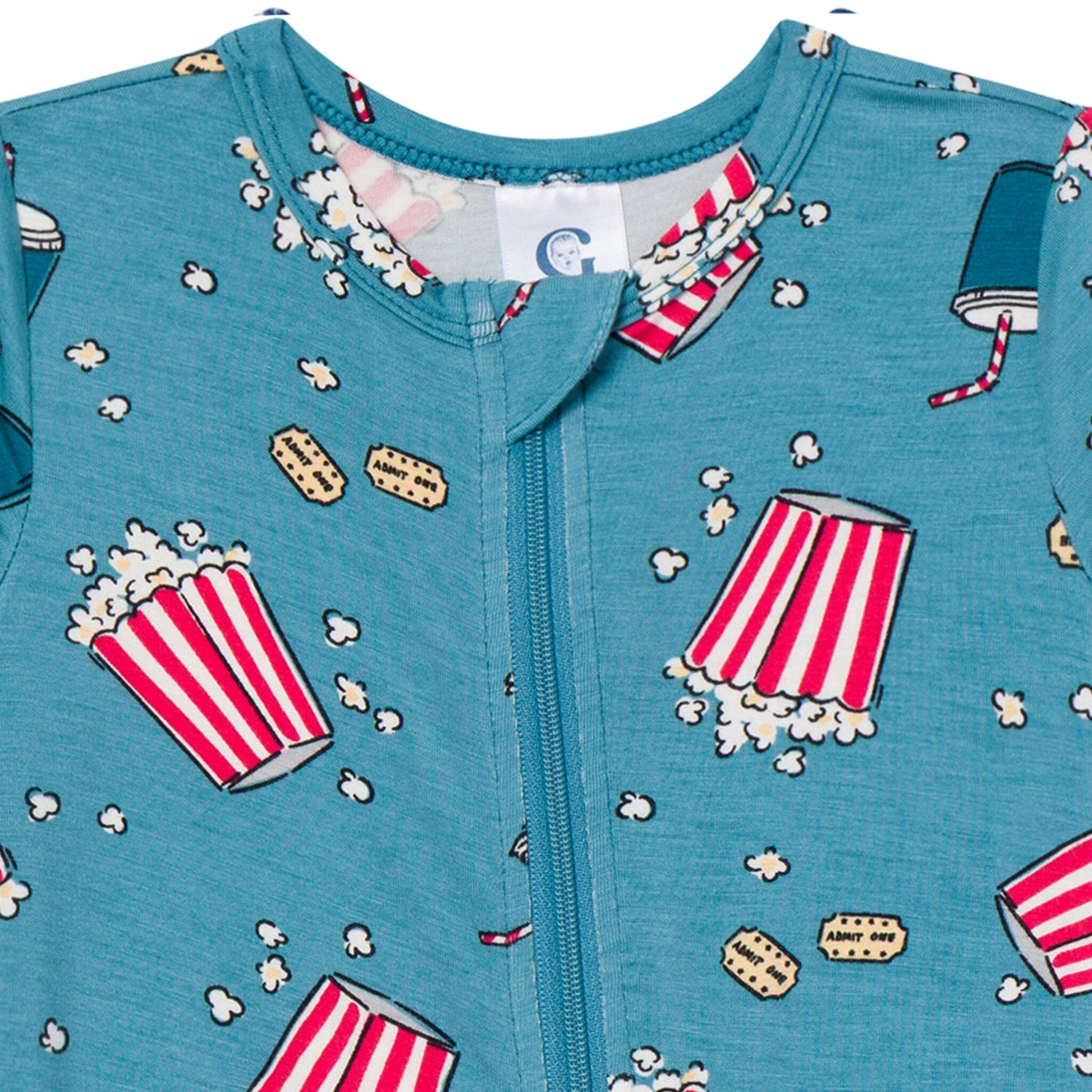 Baby & Toddler Neutral Movie Night Snug Fit Footed Pajamas Sleepwear Gerber® 