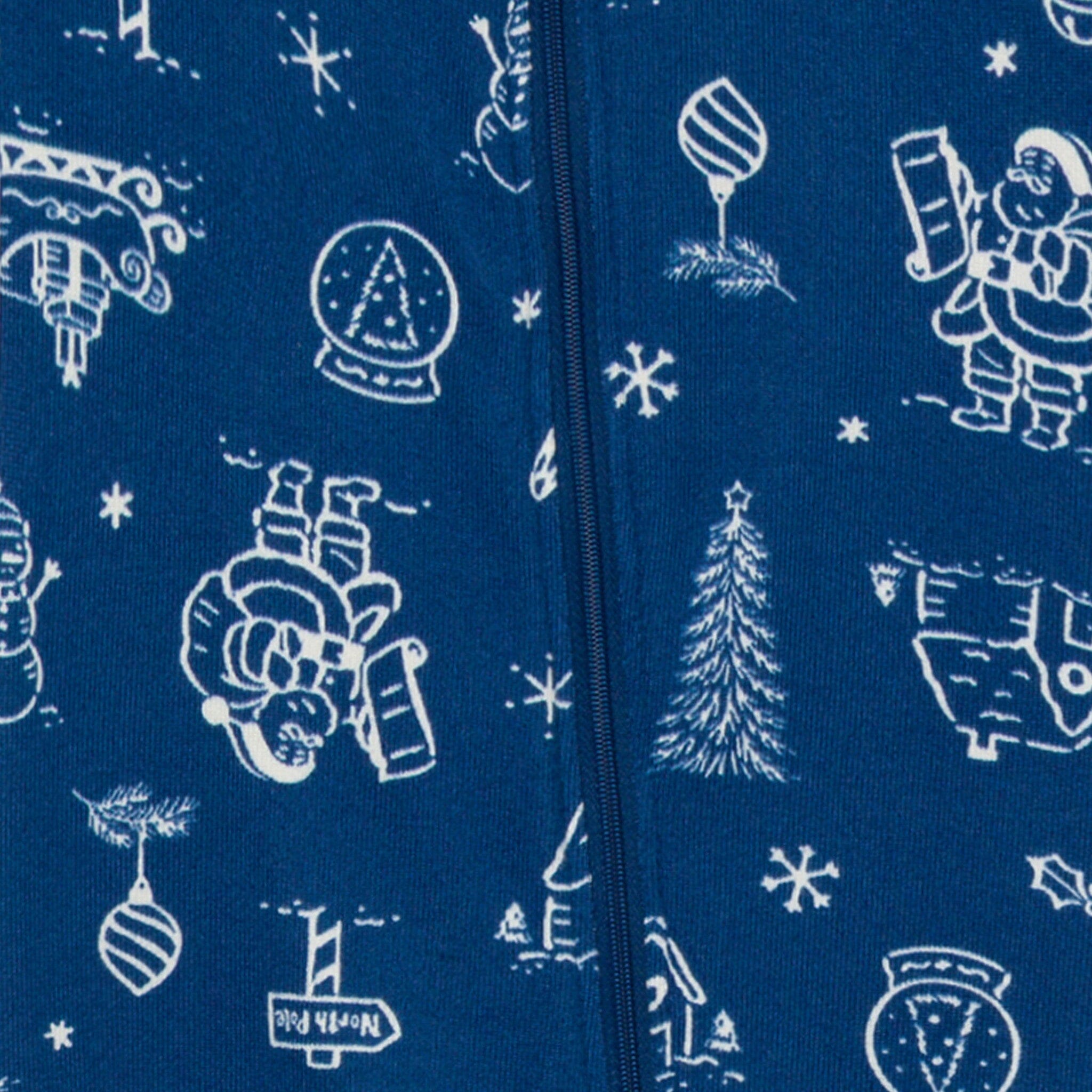 Baby & Toddler Neutral Navy Toile Snug Fit Footed Pajamas Sleepwear Gerber® 