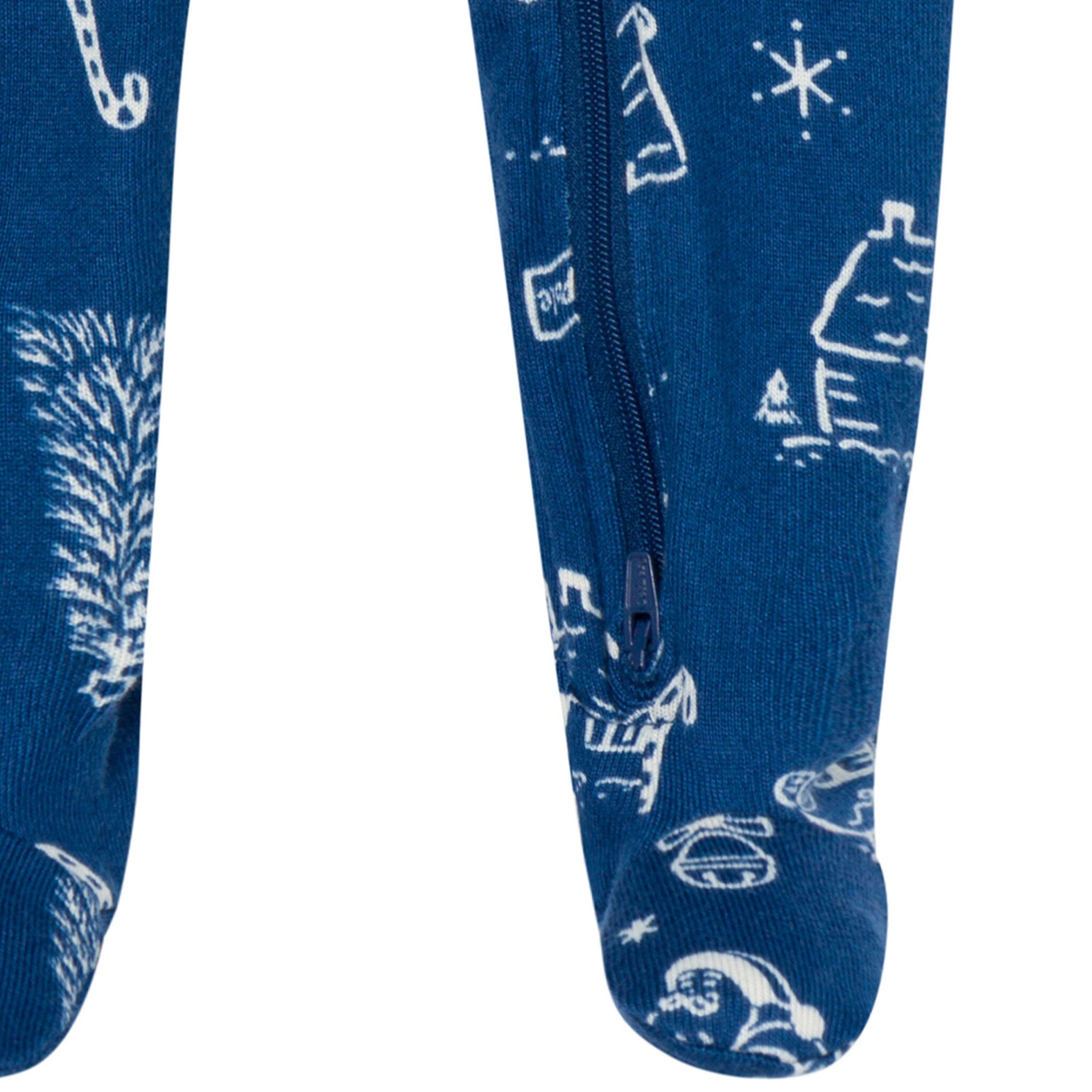 Baby & Toddler Neutral Navy Toile Snug Fit Footed Pajamas Sleepwear Gerber® 