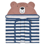 Baby Boys Bear Hooded Bath Wrap