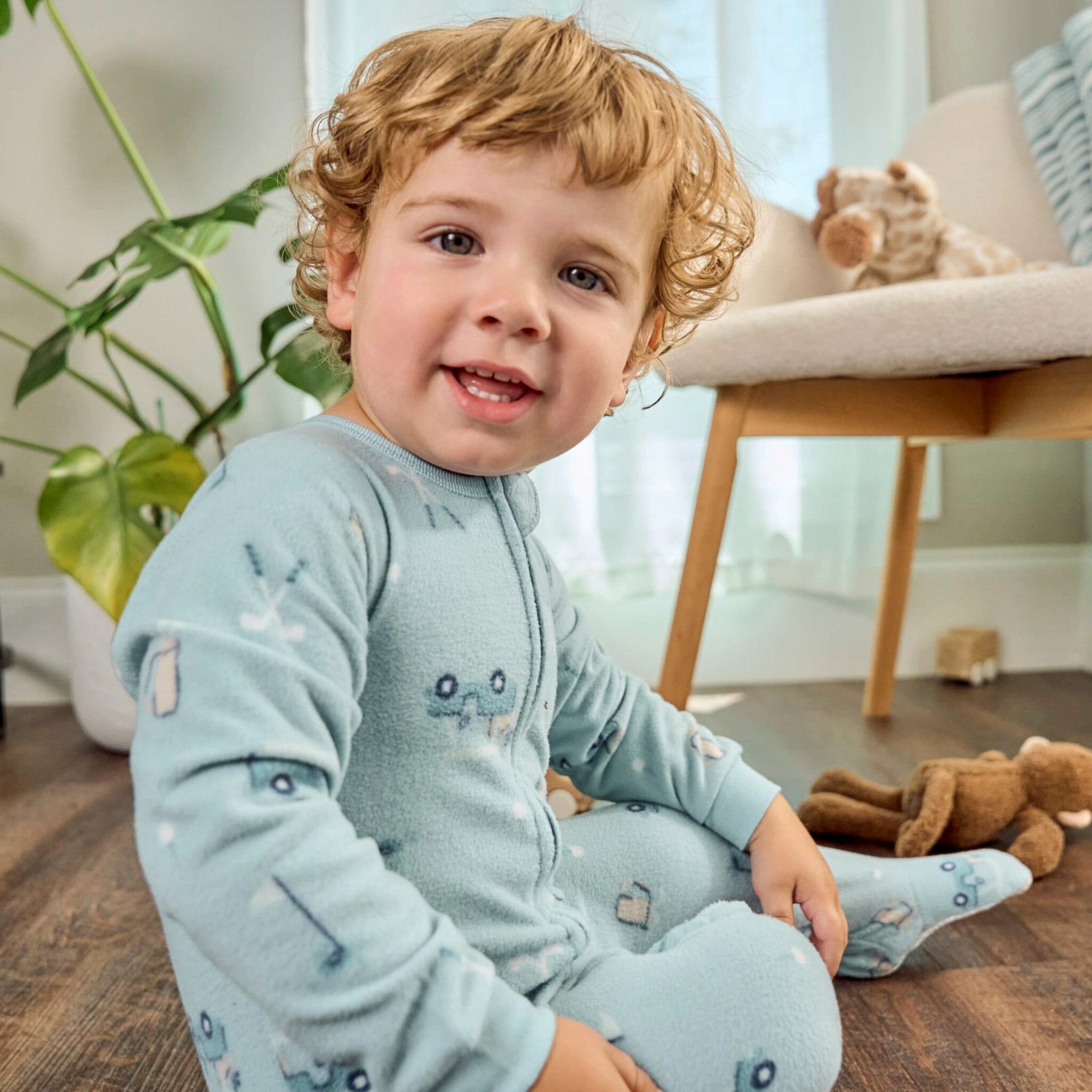 Baby & Toddler Boys Golf Footed Fleece Pajamas Sleepwear Gerber® 