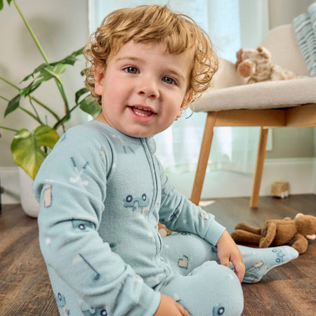 Baby & Toddler Boys Golf Footed Fleece Pajamas