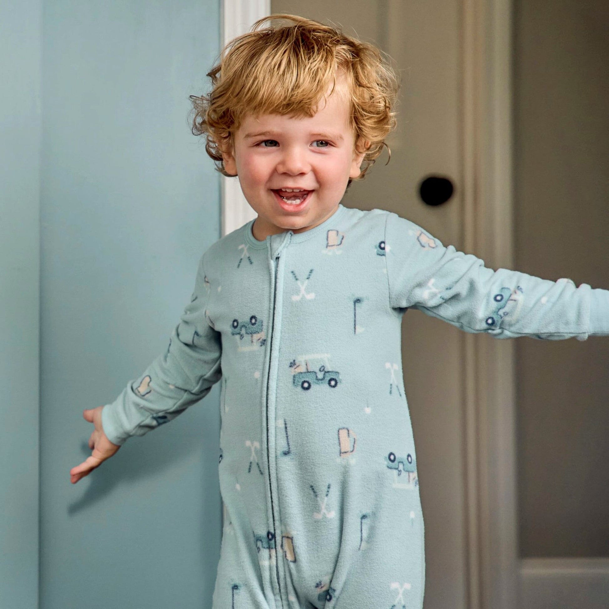 Baby & Toddler Boys Golf Footed Fleece Pajamas Sleepwear Gerber® 