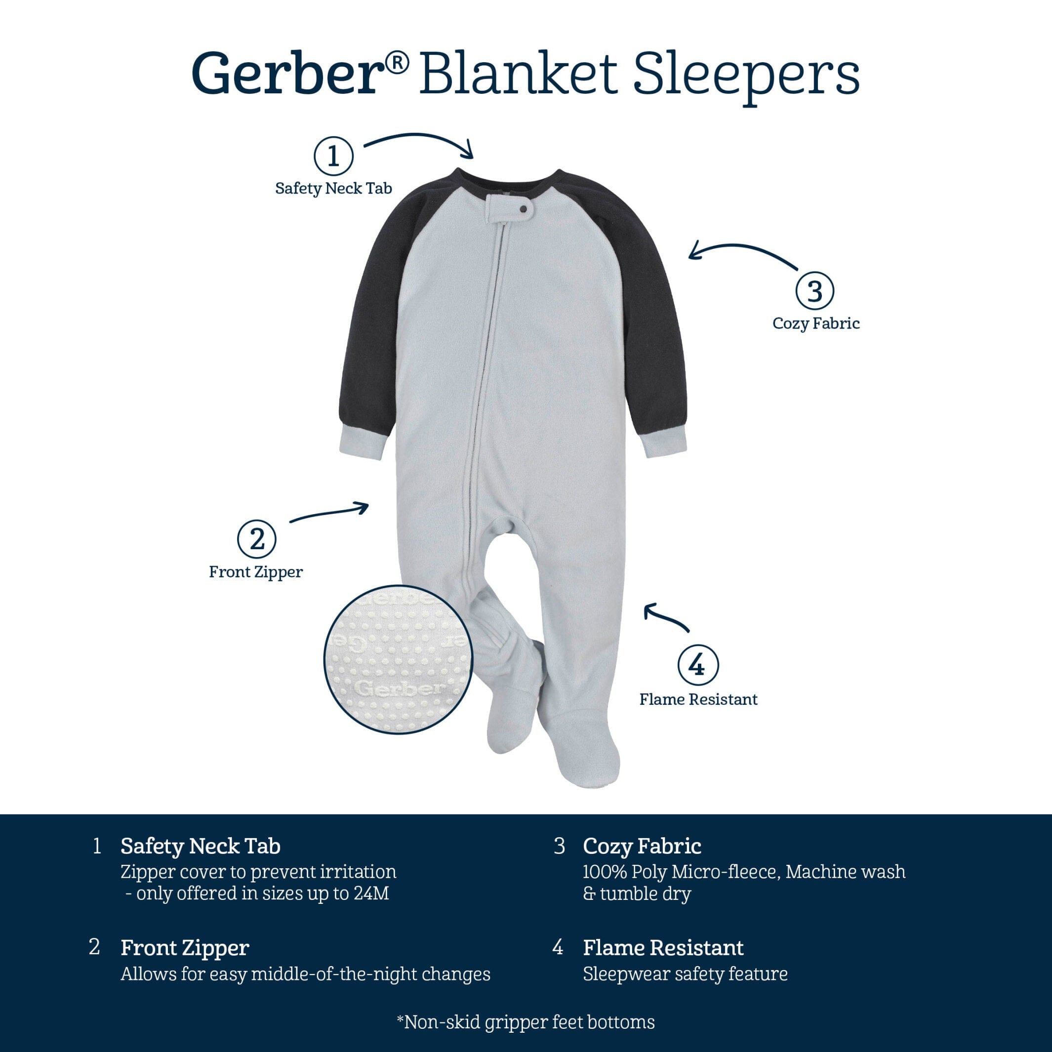 Baby & Toddler Boys Santa Blanket Sleepers