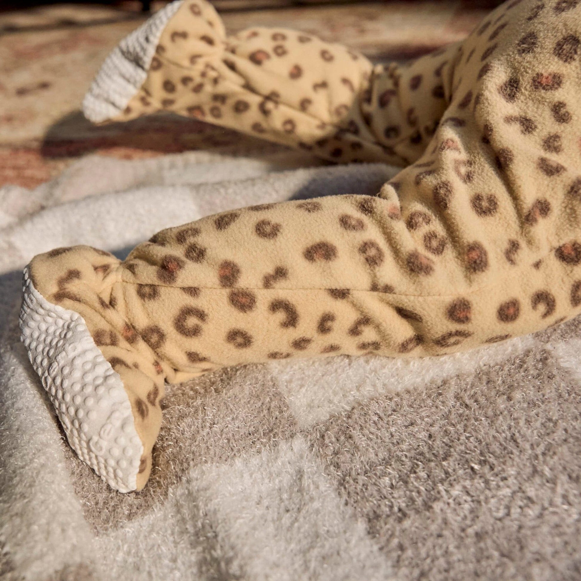 Baby & Toddler Girls Leopard Footed Fleece Pajamas Sleepwear Gerber® 
