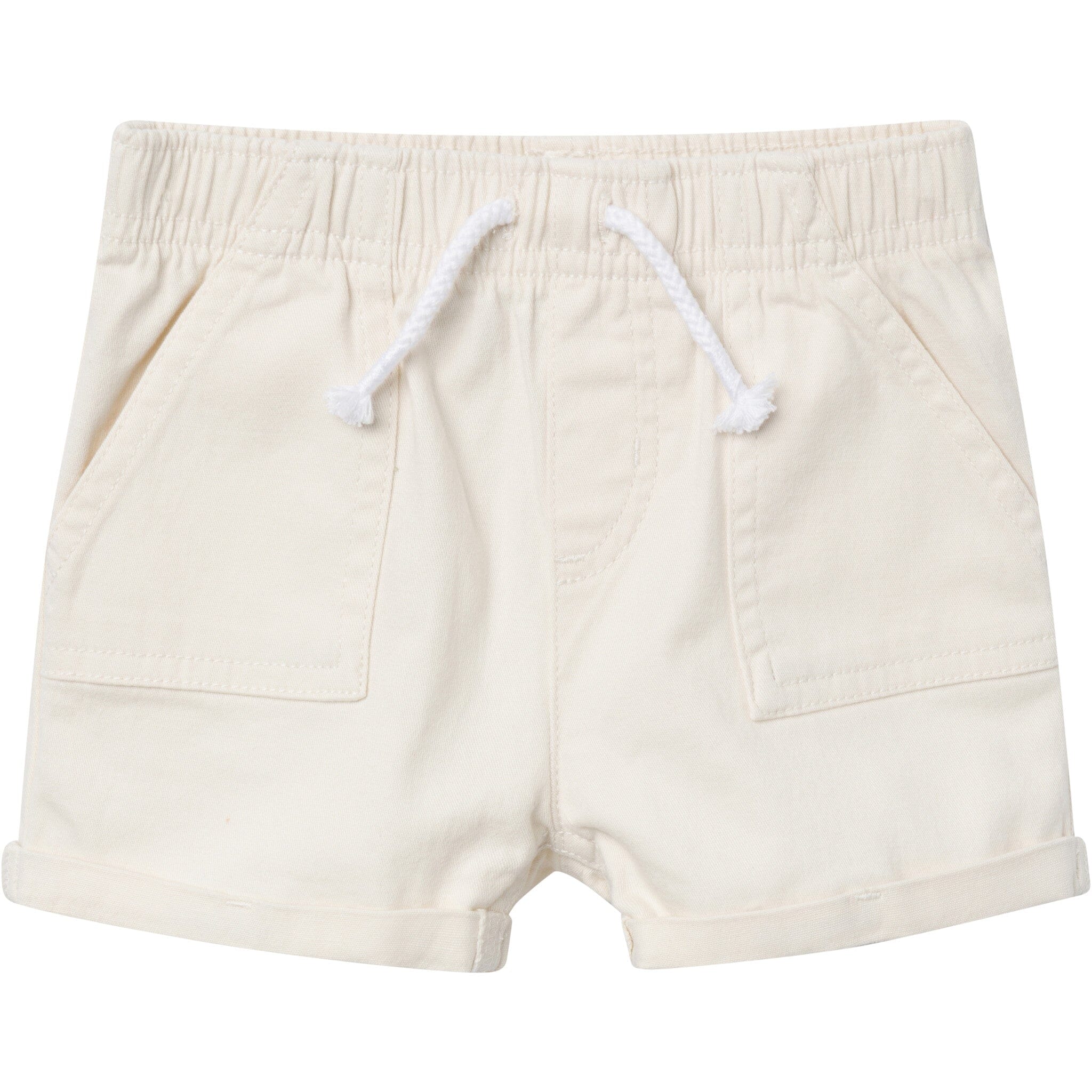 Baby & Toddler Girls Light Tan Stretch Twill Shorts Pants & Bottoms Gerber® 