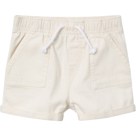 Baby & Toddler Girls Light Tan Stretch Twill Shorts