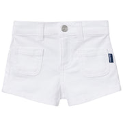 Baby & Toddler Girls White Twill Shorts Pants & Bottoms Gerber® 