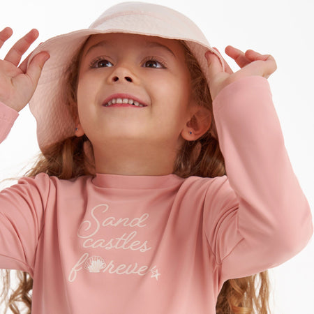 Toddler Neutral UPF 50+ Blush Sun Hat