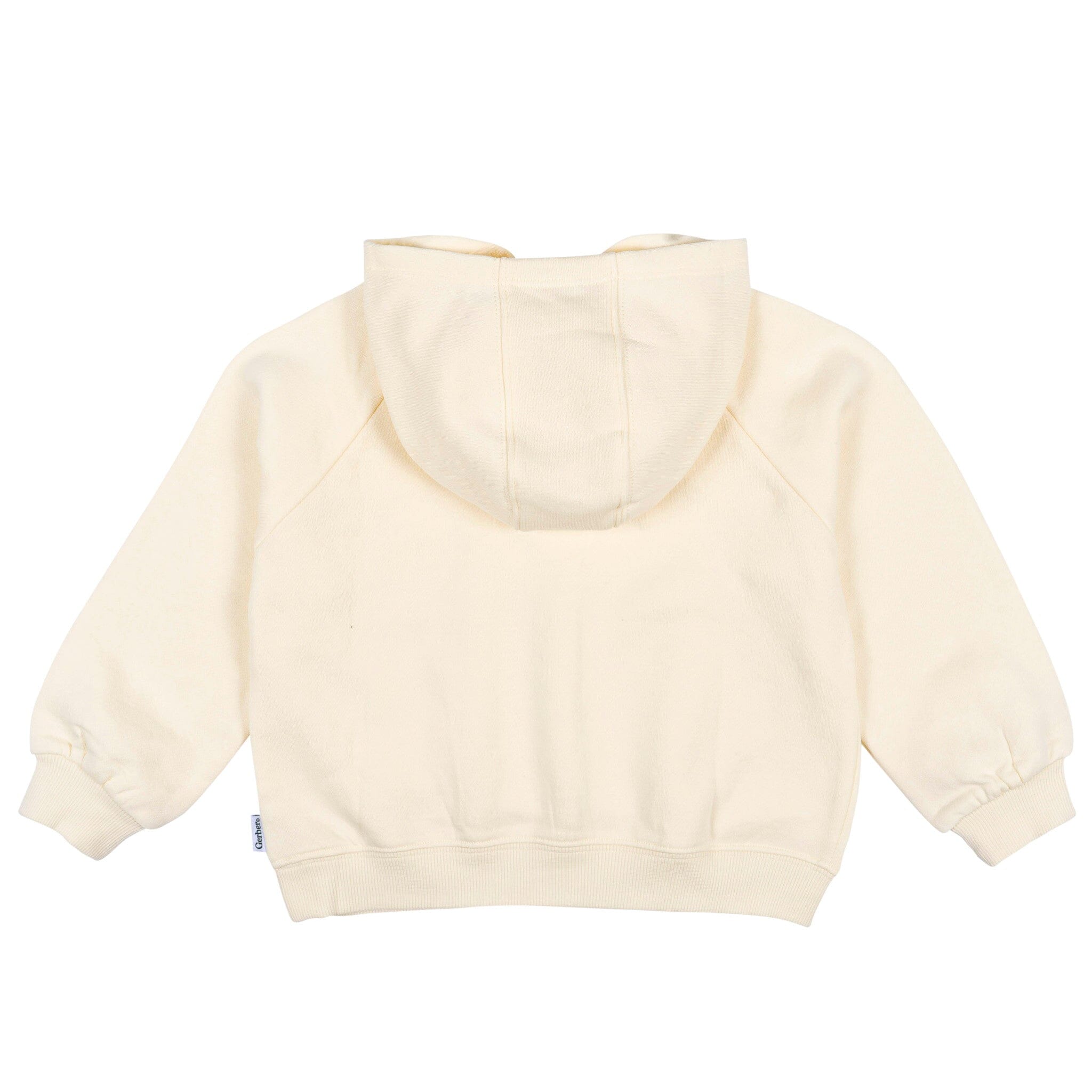 Baby & Toddler Neutral Soft Beige Pullover Hooded Sweatshirt tops Gerber® 