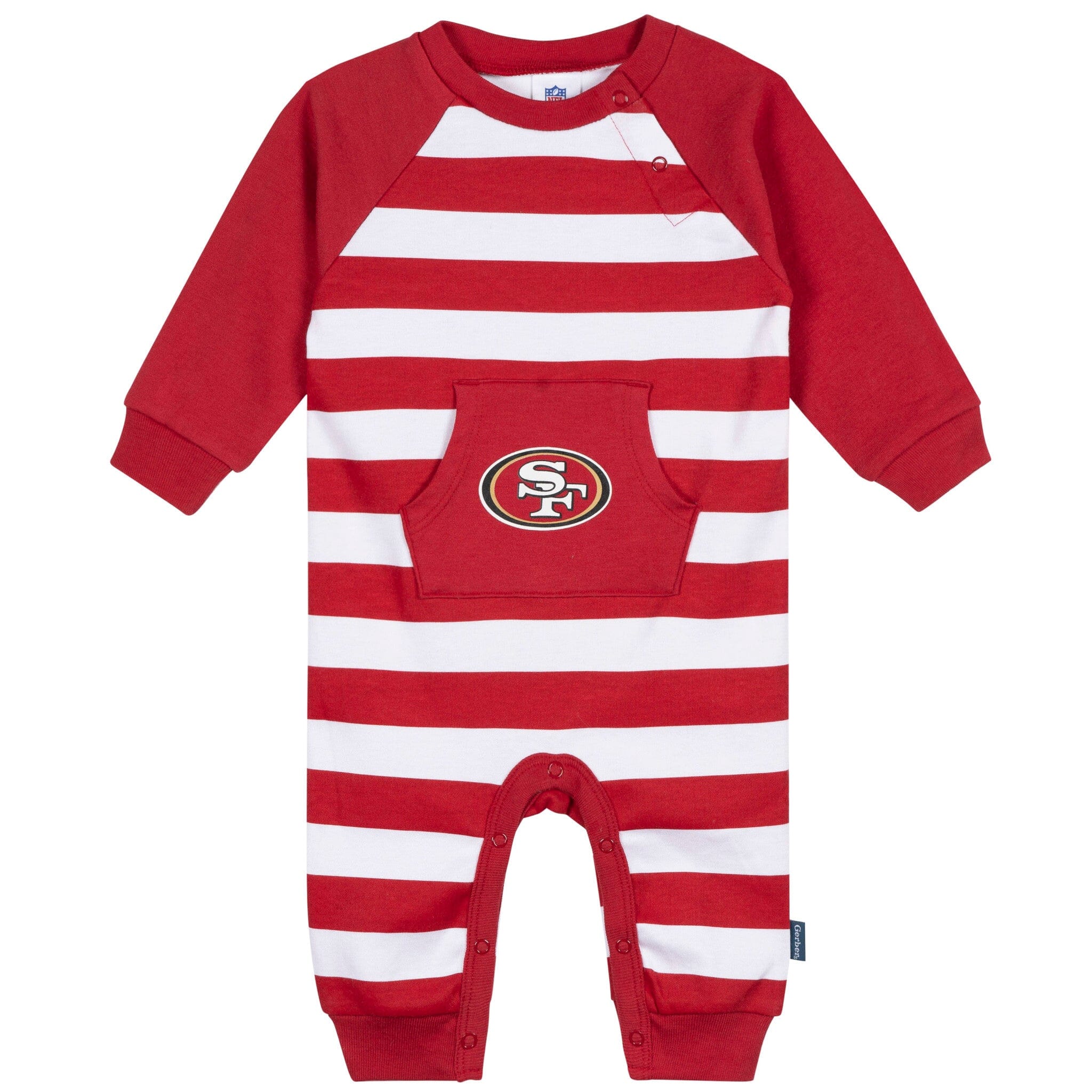 Baby San Francisco 49ers Football Romper with Pocket NFL NFL 