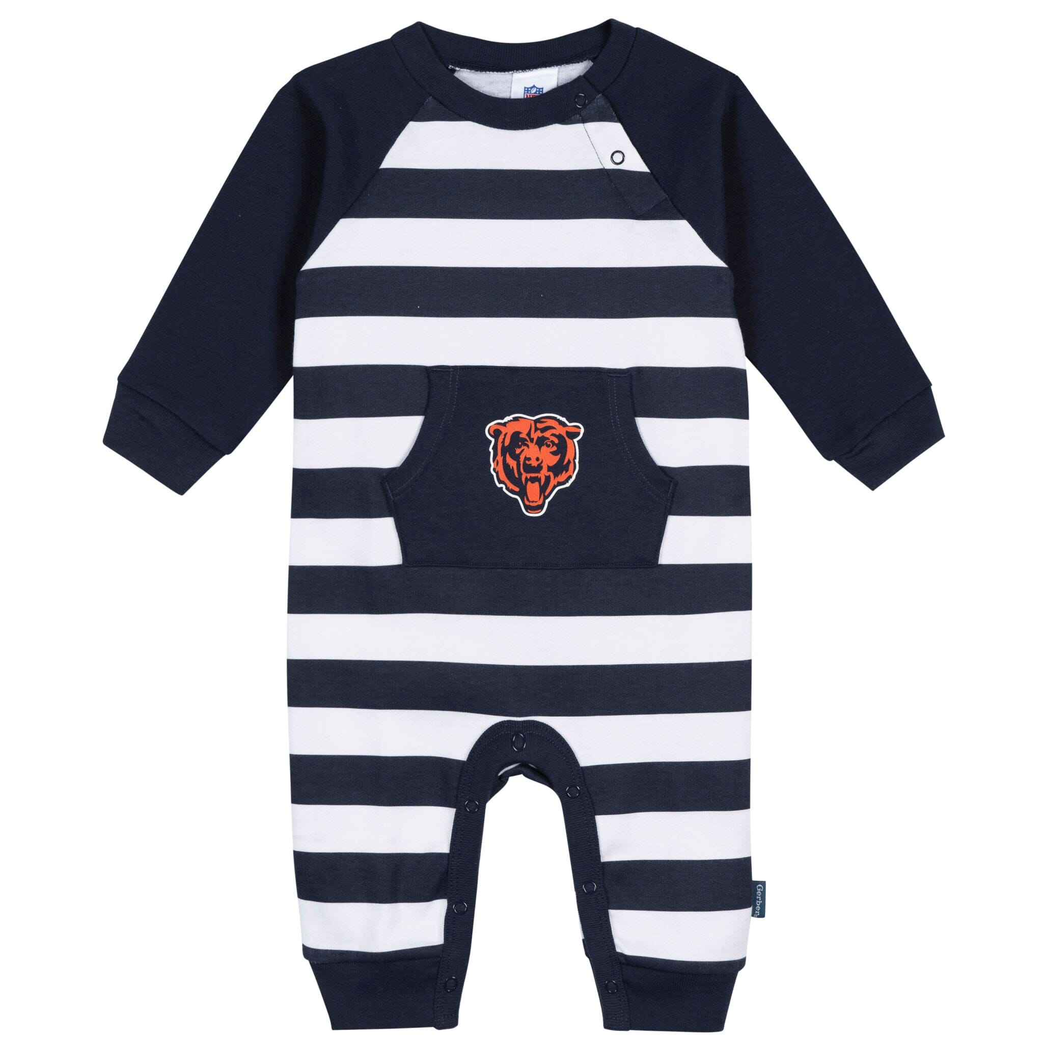 Baby Boys Chicago Bears Football Pajamas With Pouch – Gerber