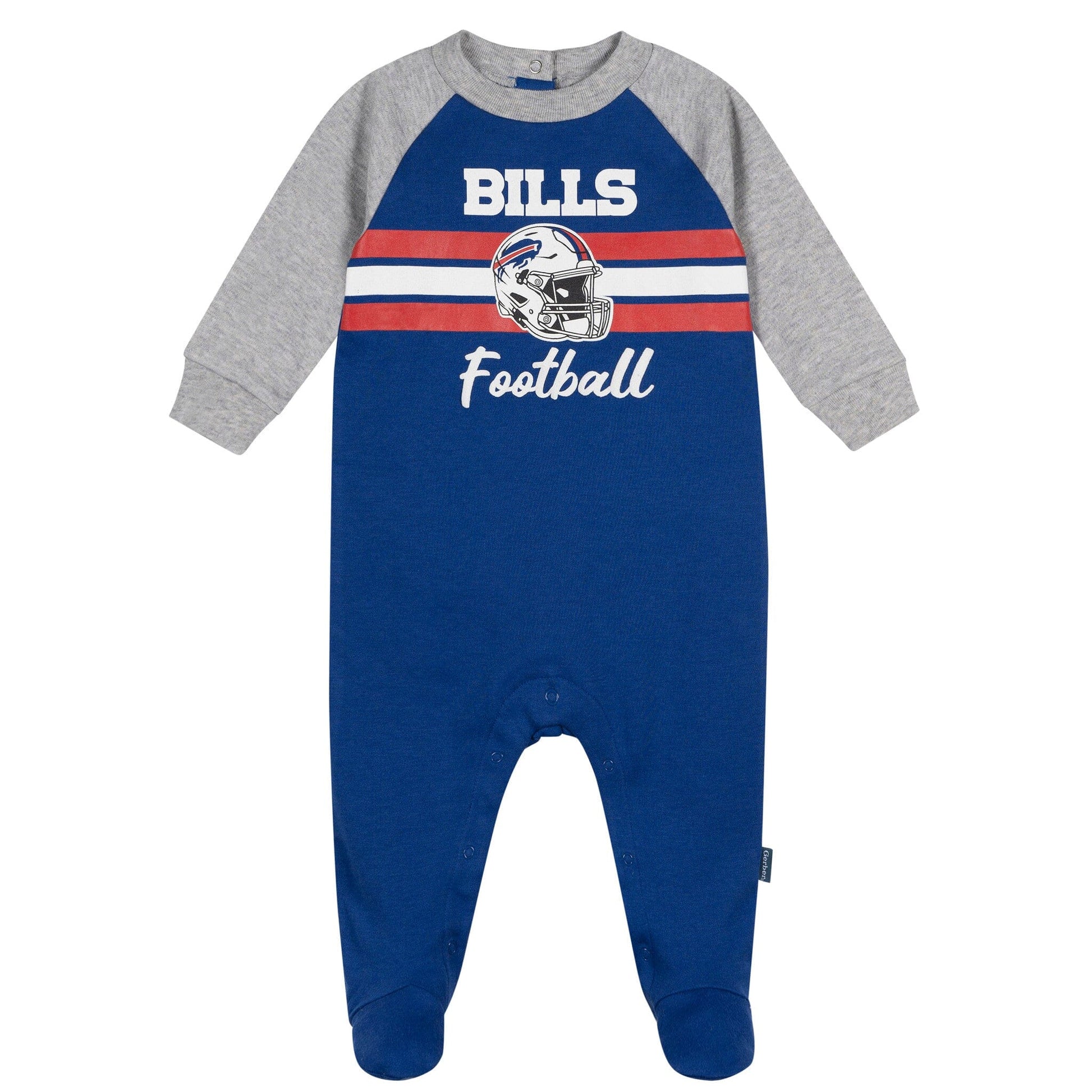 Baby Boys Buffalo Bills Footed Pajamas Sleepwear NFL 