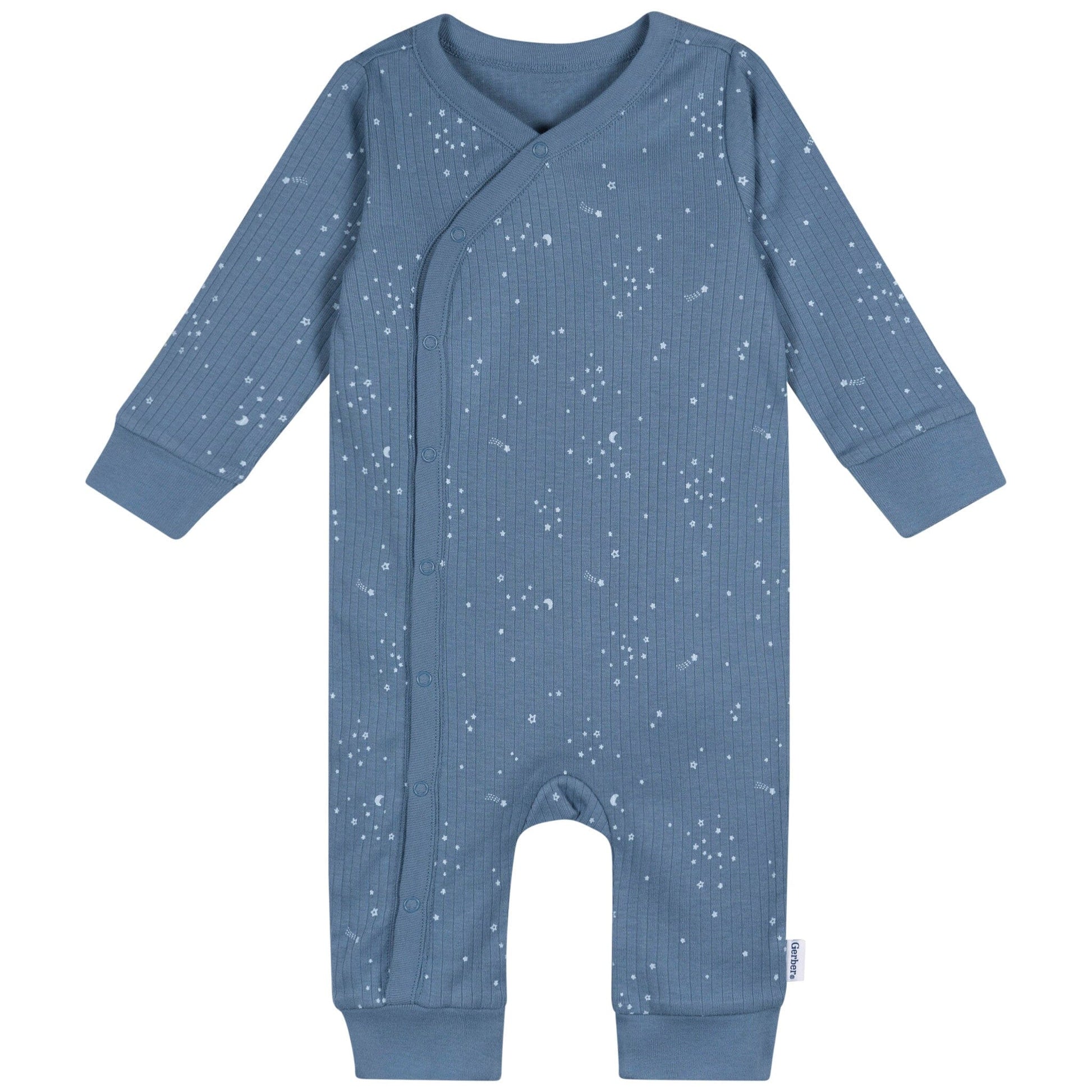 Baby Boys Blue Footless Pajamas Sleepwear Gerber® 