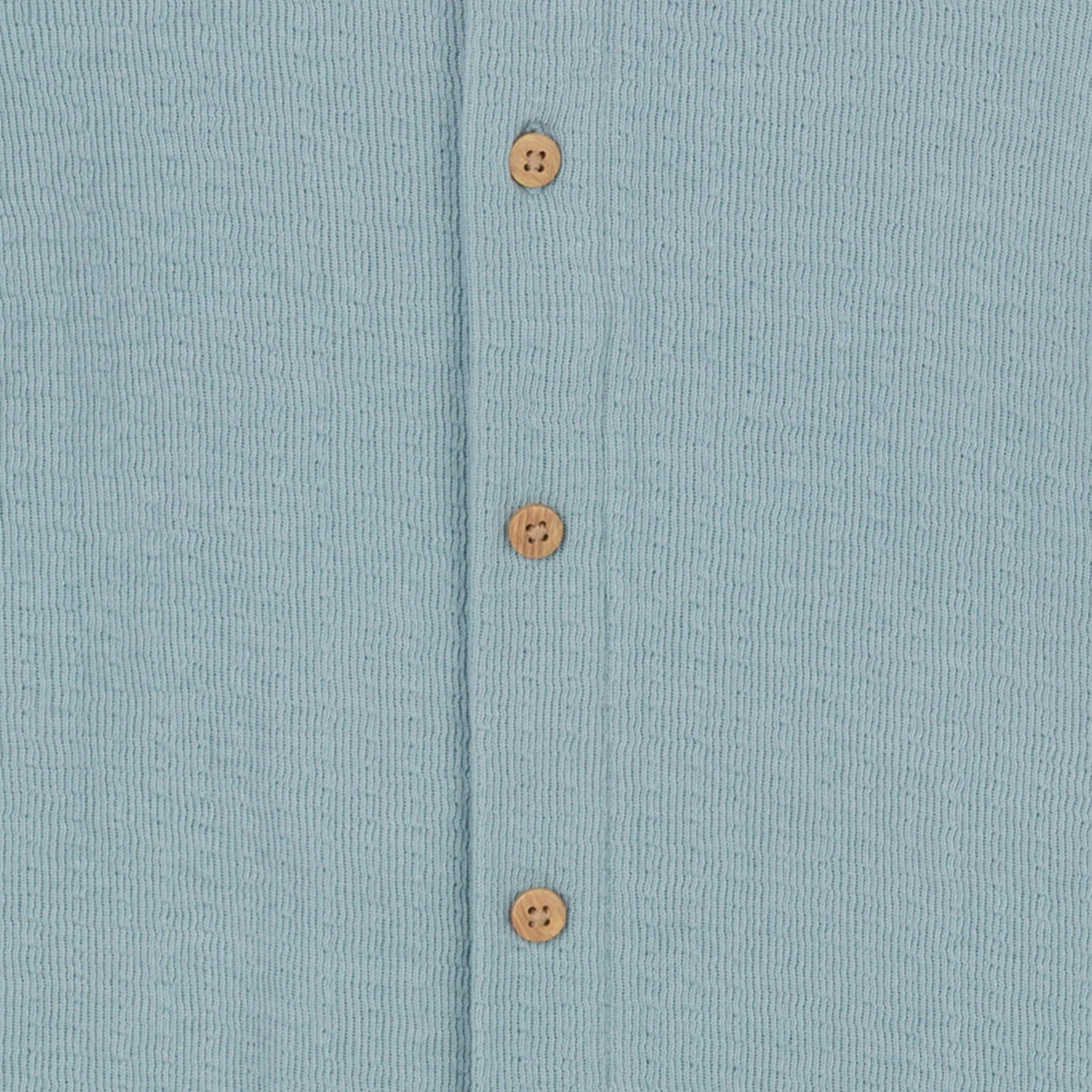 Baby Boys Blue Hooded Romper