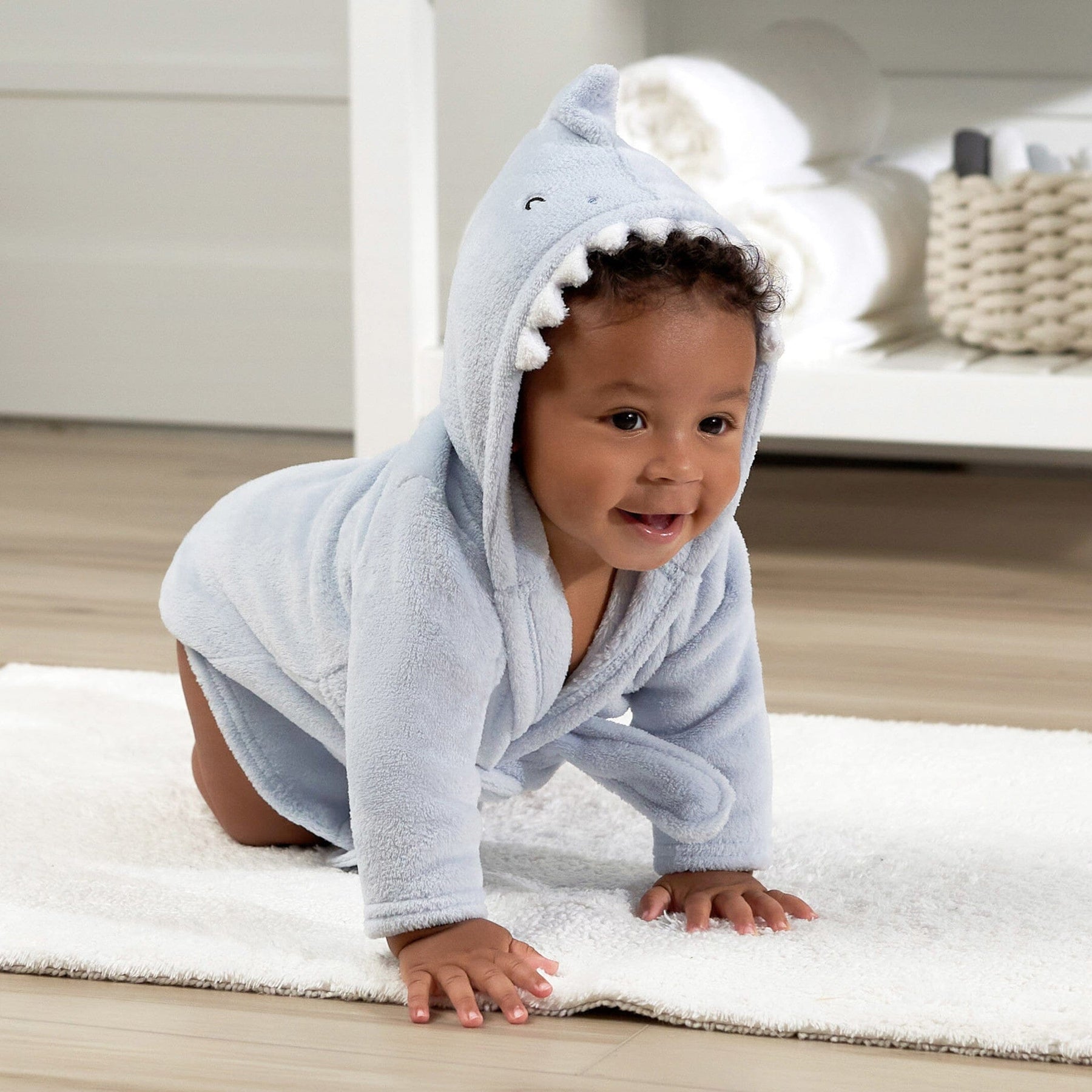 Embroidered Baby Boys Shark Robe – Gerber Childrenswear