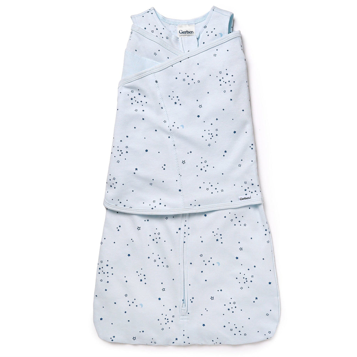 Baby Boys Blue Stars Wearable Swaddle Wrap blankets Gerber® 