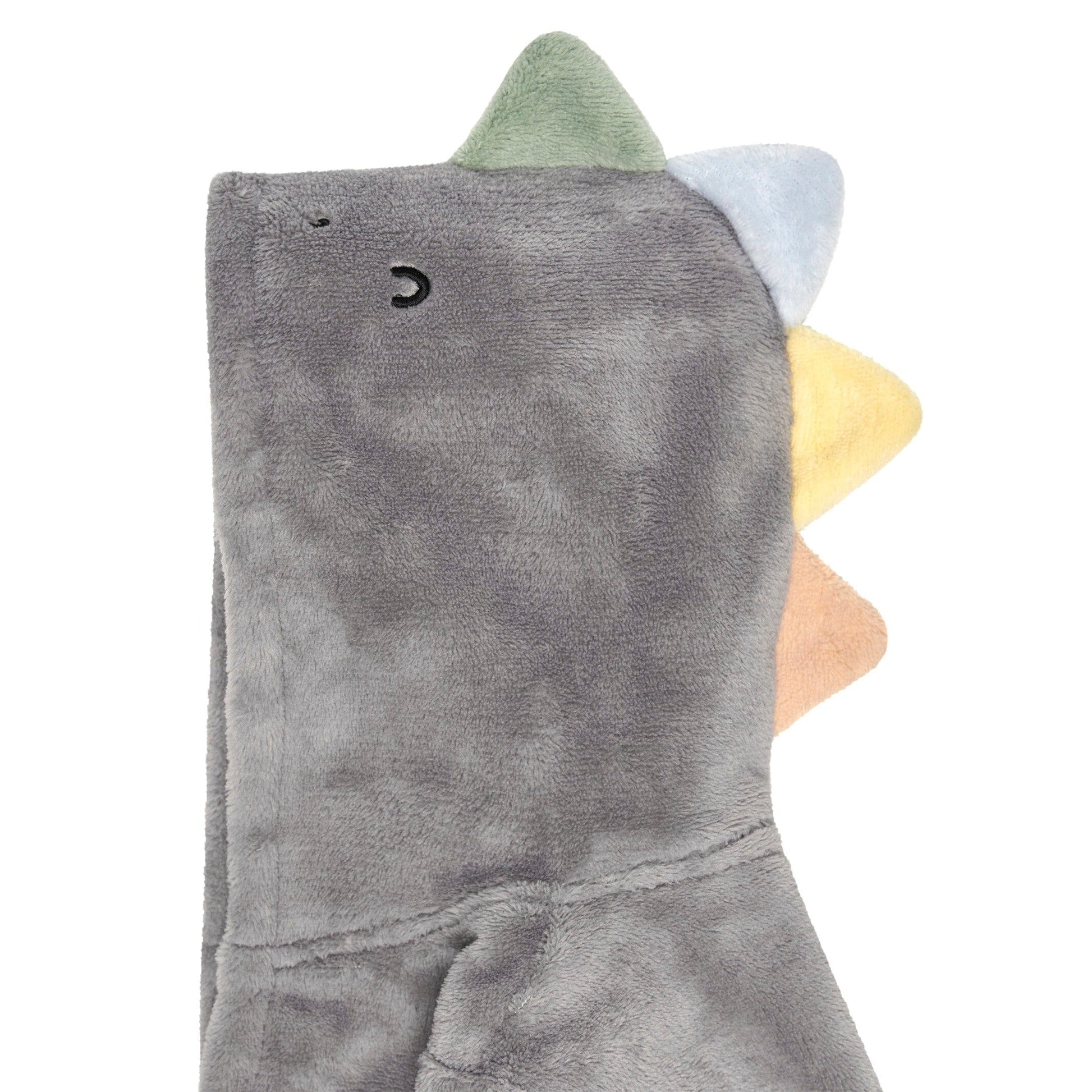Baby Boys Charcoal Dino Robe